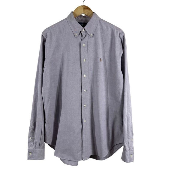 Ralph Lauren Other - Ralph Lauren Mens Classic Fit Oxford Shirt Logo Lavender 16.5 36/37 100% Cotton